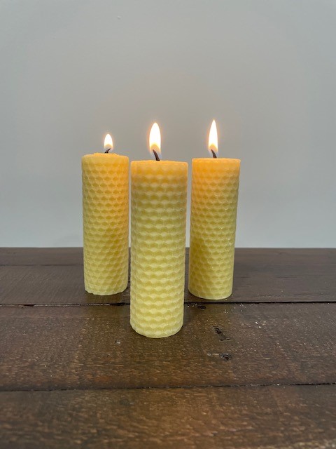 Hand Rolled Beeswax Candle